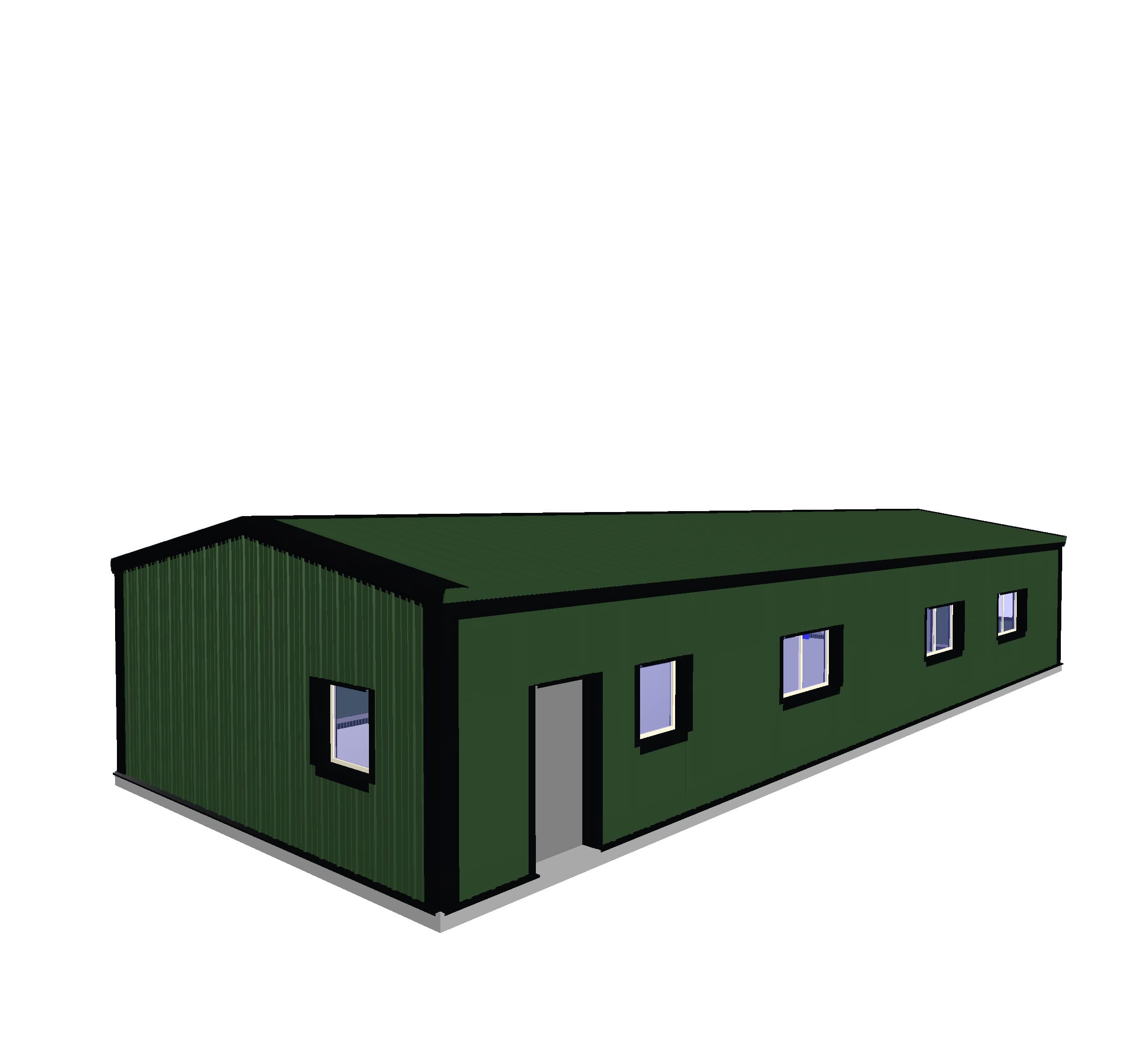 Side View of new hut