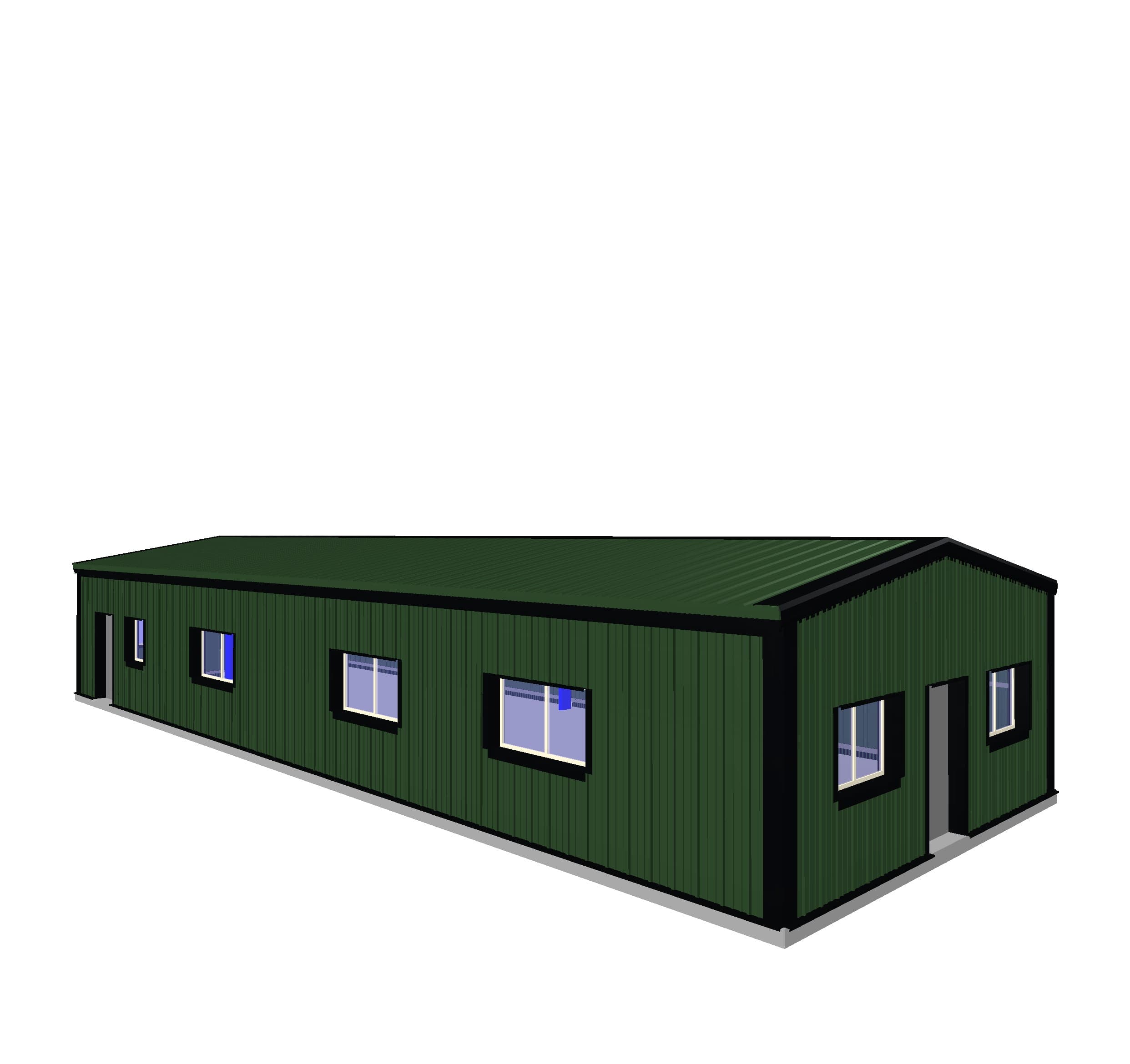 Side View of new hut